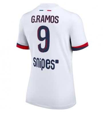 Paris Saint-Germain Goncalo Ramos #9 Venkovní Dres pro Dámy 2025-26 Krátkým Rukávem