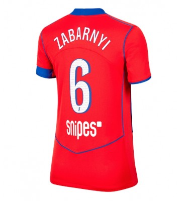Paris Saint-Germain Illia Zabarnyi #6 Alternativní Dres pro Dámy 2025-26 Krátkým Rukávem