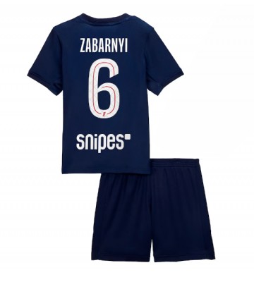 Paris Saint-Germain Illia Zabarnyi #6 Domácí dres komplet pro Děti 2025-26 Krátkým Rukávem (+ Krátké kalhoty)