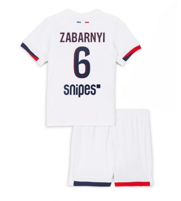 Paris Saint-Germain Illia Zabarnyi #6 Venkovní dres komplet pro Děti 2025-26 Krátkým Rukávem (+ Krátké kalhoty)