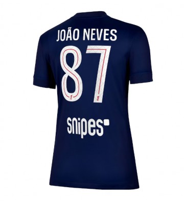 Paris Saint-Germain Joao Neves #87 Domácí Dres pro Dámy 2025-26 Krátkým Rukávem