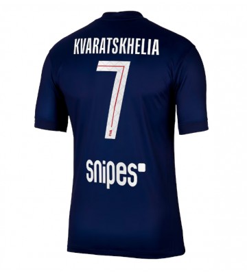 Paris Saint-Germain Khvicha Kvaratskhelia #7 Domácí Dres 2025-26 Krátkým Rukávem