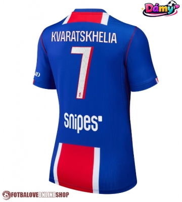 Paris Saint-Germain Khvicha Kvaratskhelia #7 Domácí Dres pro Dámy 2026-27 Krátkým Rukávem
