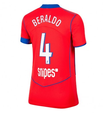 Paris Saint-Germain Lucas Beraldo #4 Alternativní Dres pro Dámy 2025-26 Krátkým Rukávem