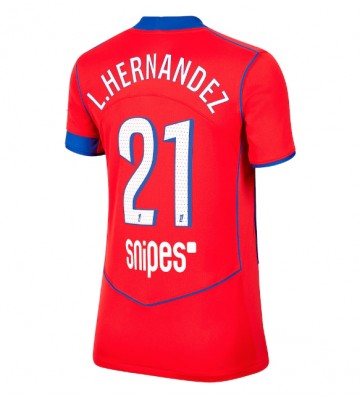 Paris Saint-Germain Lucas Hernandez #21 Alternativní Dres pro Dámy 2025-26 Krátkým Rukávem