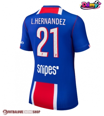 Paris Saint-Germain Lucas Hernandez #21 Domácí Dres pro Dámy 2026-27 Krátkým Rukávem