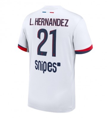 Paris Saint-Germain Lucas Hernandez #21 Venkovní Dres 2025-26 Krátkým Rukávem