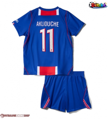 Paris Saint-Germain Maghnes Akliouche #11 Domácí dres komplet pro Děti 2026-27 Krátkým Rukávem (+ Krátké kalhoty)