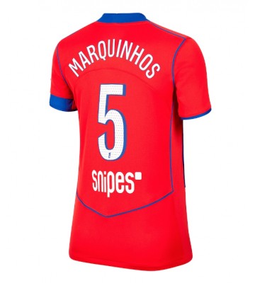 Paris Saint-Germain Marquinhos #5 Alternativní Dres pro Dámy 2025-26 Krátkým Rukávem