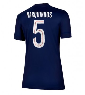 Paris Saint-Germain Marquinhos #5 Domácí Dres pro Dámy 2025-26 Krátkým Rukávem