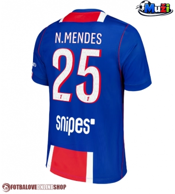 Paris Saint-Germain Nuno Mendes #25 Domácí Dres 2026-27 Krátkým Rukávem