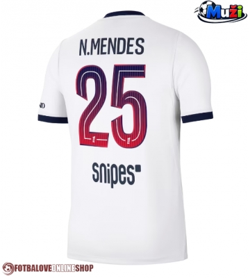 Paris Saint-Germain Nuno Mendes #25 Venkovní Dres 2026-27 Krátkým Rukávem