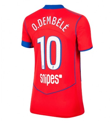 Paris Saint-Germain Ousmane Dembele #10 Alternativní Dres pro Dámy 2025-26 Krátkým Rukávem