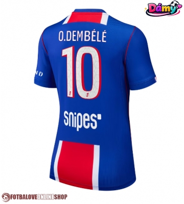 Paris Saint-Germain Ousmane Dembele #10 Domácí Dres pro Dámy 2026-27 Krátkým Rukávem