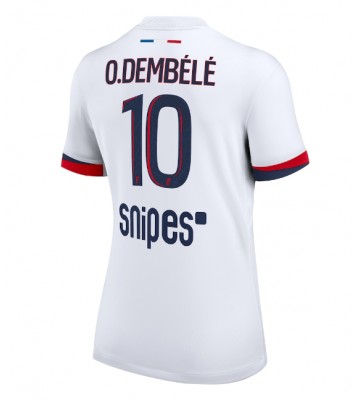 Paris Saint-Germain Ousmane Dembele #10 Venkovní Dres pro Dámy 2025-26 Krátkým Rukávem