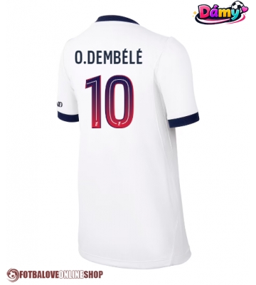 Paris Saint-Germain Ousmane Dembele #10 Venkovní Dres pro Dámy 2026-27 Krátkým Rukávem