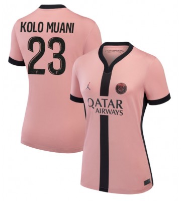 Paris Saint-Germain Randal Kolo Muani #23 Alternativní Dres pro Dámy 2024-25 Krátkým Rukávem