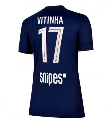 Paris Saint-Germain Vitinha #17 Domácí Dres pro Dámy 2025-26 Krátkým Rukávem