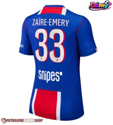 Paris Saint-Germain Warren Zaire-Emery #33 Domácí Dres pro Dámy 2026-27 Krátkým Rukávem