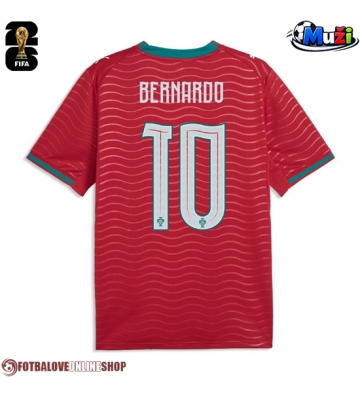Portugalsko Bernardo Silva #10 Domácí Dres MS 2026 Krátkým Rukávem