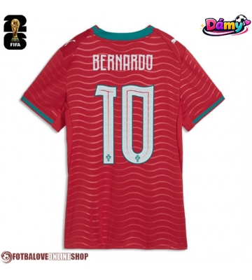 Portugalsko Bernardo Silva #10 Domácí Dres pro Dámy MS 2026 Krátkým Rukávem