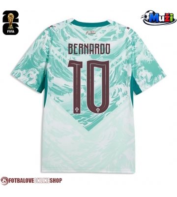 Portugalsko Bernardo Silva #10 Venkovní Dres MS 2026 Krátkým Rukávem