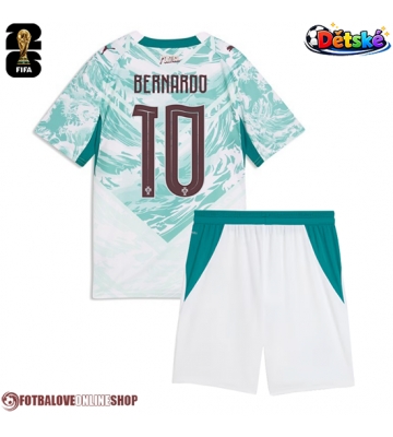 Portugalsko Bernardo Silva #10 Venkovní dres komplet pro Děti MS 2026 Krátkým Rukávem (+ Krátké kalhoty)