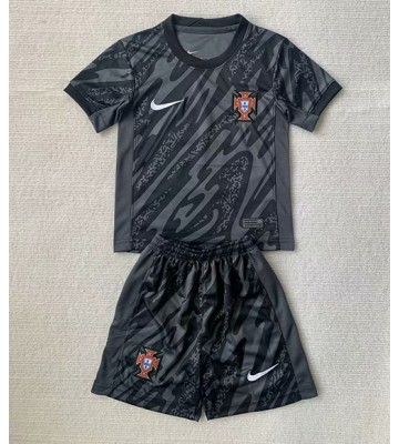 Portugalsko Brankář Venkovní dres komplet pro Děti ME 2024 Krátkým Rukávem (+ Krátké kalhoty)