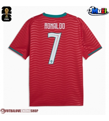 Portugalsko Cristiano Ronaldo #7 Domácí Dres MS 2026 Krátkým Rukávem