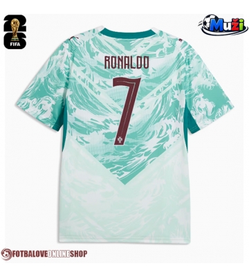 Portugalsko Cristiano Ronaldo #7 Venkovní Dres MS 2026 Krátkým Rukávem