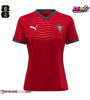 Portugalsko Domácí Dres pro Dámy MS 2026 Krátkým Rukávem