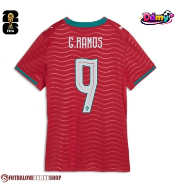 Portugalsko Goncalo Ramos #9 Domácí Dres pro Dámy MS 2026 Krátkým Rukávem