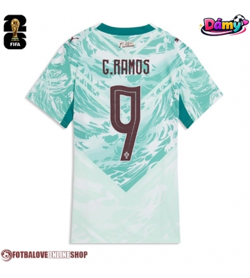 Portugalsko Goncalo Ramos #9 Venkovní Dres pro Dámy MS 2026 Krátkým Rukávem