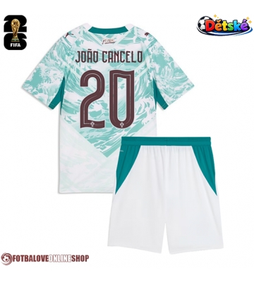 Portugalsko Joao Cancelo #20 Venkovní dres komplet pro Děti MS 2026 Krátkým Rukávem (+ Krátké kalhoty)