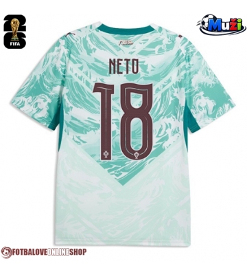 Portugalsko Pedro Neto #18 Venkovní Dres MS 2026 Krátkým Rukávem