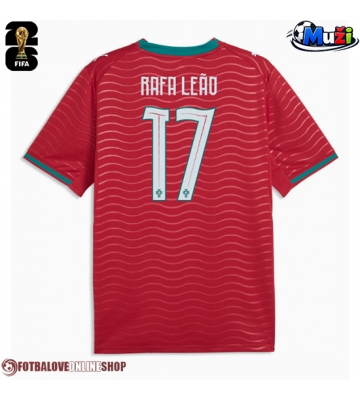 Portugalsko Rafael Leao #17 Domácí Dres MS 2026 Krátkým Rukávem