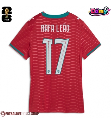 Portugalsko Rafael Leao #17 Domácí Dres pro Dámy MS 2026 Krátkým Rukávem