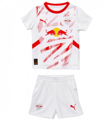 RB Leipzig Domácí dres komplet pro Děti 2024-25 Krátkým Rukávem (+ Krátké kalhoty)