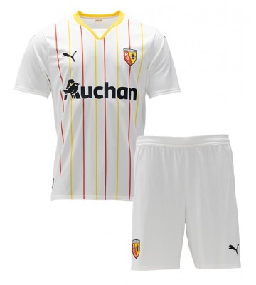 RC Lens Alternativní dres komplet pro Děti 2024-25 Krátkým Rukávem (+ Krátké kalhoty)