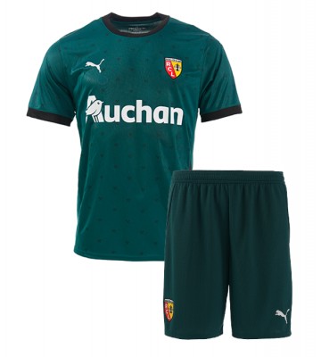 RC Lens Venkovní dres komplet pro Děti 2024-25 Krátkým Rukávem (+ Krátké kalhoty)