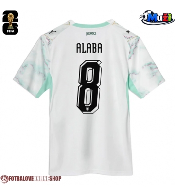 Rakousko David Alaba #8 Venkovní Dres MS 2026 Krátkým Rukávem