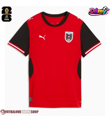 Rakousko Domácí Dres pro Dámy MS 2026 Krátkým Rukávem
