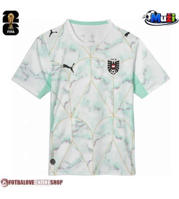 Rakousko Venkovní Dres MS 2026 Krátkým Rukávem