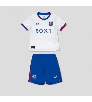 Rangers Venkovní dres komplet pro Děti 2024-25 Krátkým Rukávem (+ Krátké kalhoty)