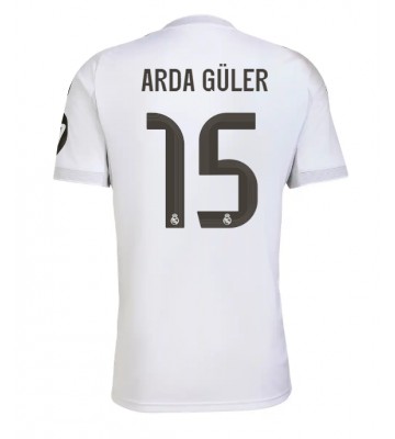 Real Madrid Arda Guler #15 Domácí Dres 2025-26 Krátkým Rukávem