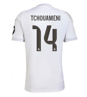 Real Madrid Aurelien Tchouameni #14 Domácí Dres 2025-26 Krátkým Rukávem Real Madrid Aurelien Tchouameni #14 Domácí Dres 2025-26 Krátkým Rukávem