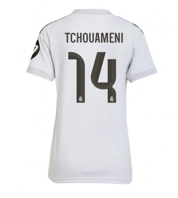 Real Madrid Aurelien Tchouameni #14 Domácí Dres pro Dámy 2025-26 Krátkým Rukávem