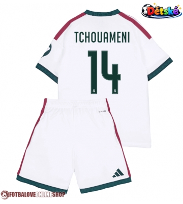 Real Madrid Aurelien Tchouameni #14 Domácí dres komplet pro Děti 2026-27 Krátkým Rukávem (+ Krátké kalhoty)