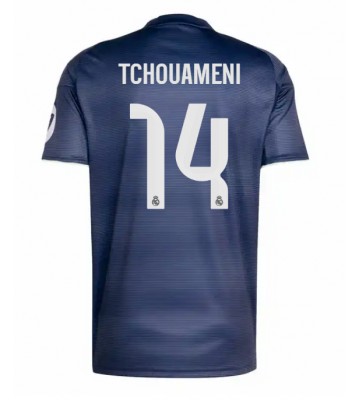 Real Madrid Aurelien Tchouameni #14 Venkovní Dres 2025-26 Krátkým Rukávem Real Madrid Aurelien Tchouameni #14 Venkovní Dres 2025-26 Krátkým Rukávem