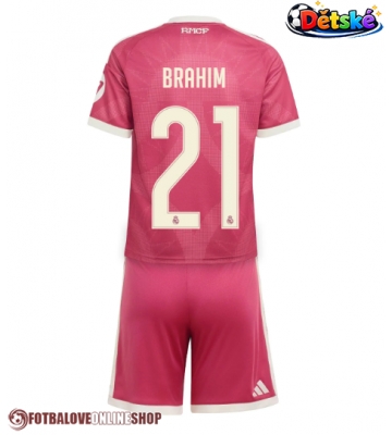 Real Madrid Brahim Diaz #21 Alternativní dres komplet pro Děti 2026-27 Krátkým Rukávem (+ Krátké kalhoty)